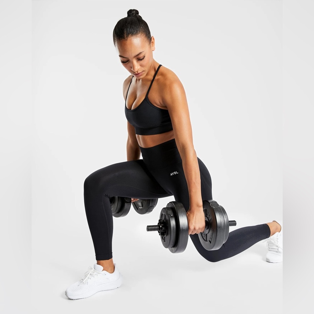 Black Empower Seamless Leggings Size M